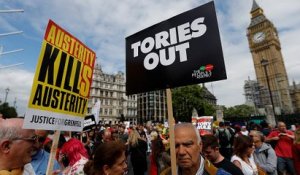 Manifestation anti-austérité à Londres