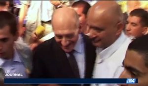 Israël: L'ancien Premier ministre Ehud Olmert libéré de prison ce matin