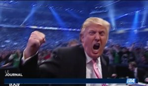 Donald Trump roue de coups un homme portant le logo de CNN dans une vidéo arrangée