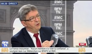 Jean-Luc Mélenchon se demande "où est l'opposition" après le vote de confiance