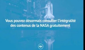 Vous pouvez désormais consulter l'intégralité des contenus de la NASA gratuitement