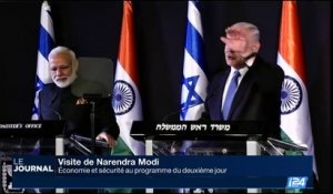 Diplomatie: Point de presse conjoint avec Benyamin Netanyahou et Narendra Modi