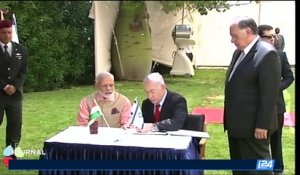 Diplomatie: Dernier jour de la visite de Narendra Modi en Israël