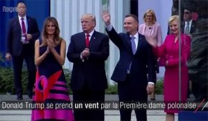 Donald Trump se prend un vent par la Première dame polonaise