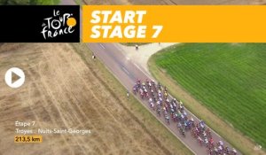 Départ / Start - Étape 7 / Stage 7 - Tour de France 2017