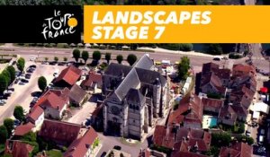 Paysages du jour / Landscapes of the day - Étape 7 / Stage 7 - Tour de France 2017