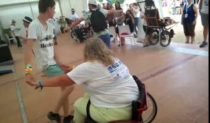 Eurockéennes Danse fauteuil et piéton à l'espace All access handicapés