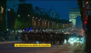 Défilé du 14-Juillet : les militaires français et américains répètent pour le jour J