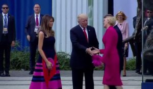 La première dame polonaise met un vent à Donald Trump.