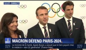 JO: "La France est prête, elle les attend", dit Emmanuel Macron
