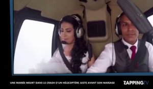 Une mariée se rend à son mariage en hélicoptère et meurt dans le crash (vidéo)