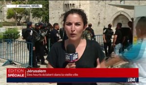 Jérusalem: retour au calme après des affrontements à la mi-journée