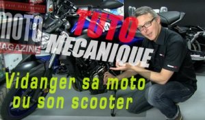 Tuto mécanique - vidanger sa moto ou son scooter (Moto Magazine)