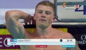 Adam Peaty recordman du monde sur 50m brasse