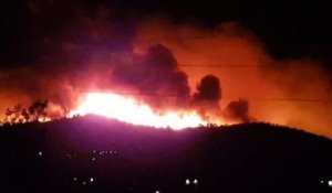 Incendie nocturne dans le Var: près de 10.000 personnes évacuées