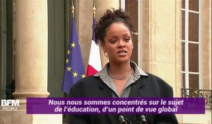 Rihanna reçue à l'Elysée pour promouvoir la fondation pour l’éducation