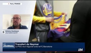 Transfert de Neymar: le PSG veut négocier avec le FC Barcelone