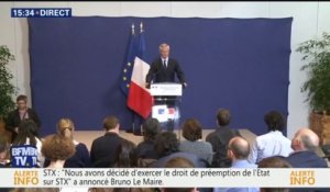 STX France n'a "pas vocation" à rester dans le giron de l'Etat, selon Le Maire