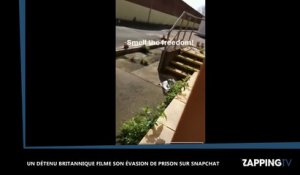 Un détenu poste son évasion de prison sur Snapchat, la vidéo WTF