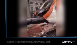 Espagne : Une cinquantaine de blessés après un violent accident ferroviaire (vidéo)