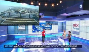 Saint-Nazaire : l'État nationalise temporairement les chantiers navals STX