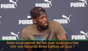 Athlétisme - Bolt espère ne jamais voir ses records battus