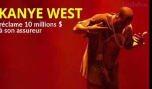 Kanye West réclame 10 millions de dollars à son assureur