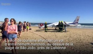 Portugal: un avion atterrit sur une plage et tue deux baigneurs