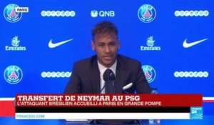 REPLAY - Neymar à Paris : Revivez la 1ère conférence de presse de Neymar au PSG