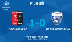 J1 : US Boulogne CO - US Avranches MSM (1-0), le résumé