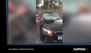 Une femme détruit la BMW de son mari pour se venger de son infidélité (vidéo)