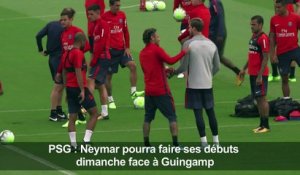 Football/Ligue1: Neymar pourra joure face à Guingamp