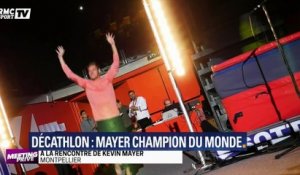 Sacré champion du monde du décathlon, Kevin Mayer entre dans une autre dimension