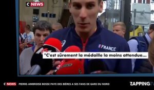 Pierre-Ambroise Bosse paye des bières à ses fans de Gare du Nord (vidéo)