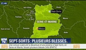Une voiture fonce délibérément dans une pizzeria et fait plusieurs blessés à Sept-Sorts, en Seine-et-Marne