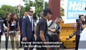 Neymar devient ambassadeur de Handicap International