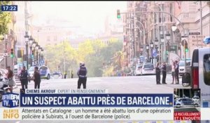 Attentat en Espagne: un homme abattu portant ce qui ressemble à une ceinture d'explosifs