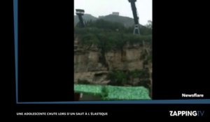 Chine : Une adolescente chute lors d'un saut à l'élastique (vidéo)