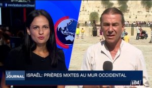 Israël: prières mixtes au mur Occidental