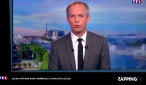 Mort de la journaliste Marlène Seguin : Julien Arnaud, au bord des larmes, lui rend hommage dans son JT (vidéo)