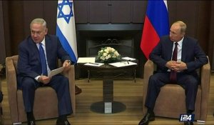 Vladimir Poutine reçoit Binyamin Netanyahou à Sotchi