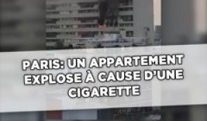 Paris: Un appartement explose à cause d'une cigarette