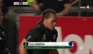 Coupe du Monde de rugby (F) : Doublé de Natua pour relancer la finale