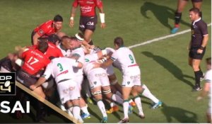 TOP 14 - Essai Pierrick GUNTHER (SP) - Toulon - Pau - J1 - Saison 2017/2018