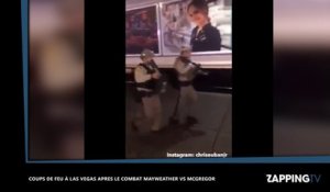Mayweather vs McGregor : Panique dans les rues de Las Vegas à la fin du combat (vidéo)