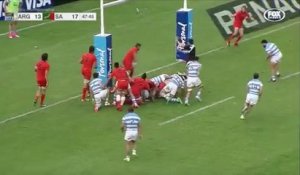 Incroyable essai de 100m des Springboks face à l'Argentine