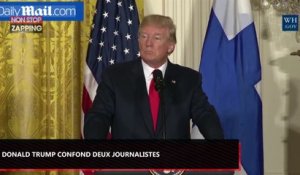 Donald Trump confond deux journalistes finlandaises, la séquence malaise (vidéo)