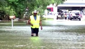 L'eau se retire à Houston après le passage de Harvey