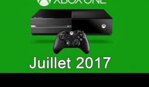 XBOX ONE - Les Jeux Gratuits de Juillet 2017