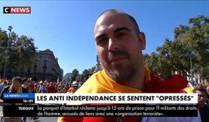 Catalogne: 350.000 et 950.000 personnes défilent à Barcelone pour manifester leur hostilité à l'indépendance de la régio